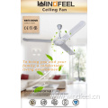 56 Inch SMC Style AC Ceiling Fan with Three Flat Metal Blades for South America Market